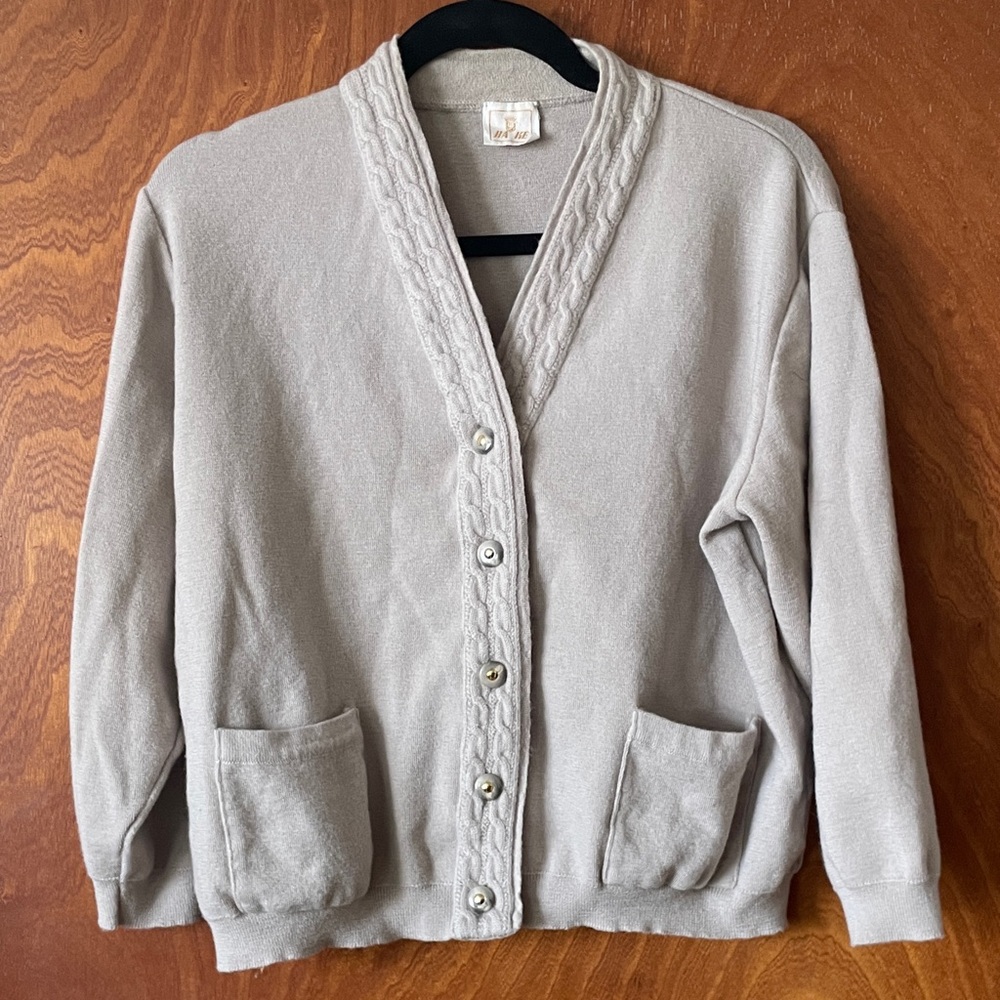 Wool cardigan